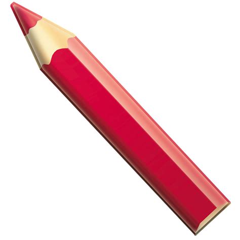 le rouge crayon de couleur.